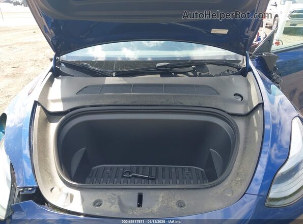 7SAYGDEE4SA346938 2025 TESLA MODEL Y Blue Widok z tyłu