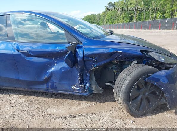 7SAYGDEE4SA346938 2025 TESLA MODEL Y Blue Widok z przodu