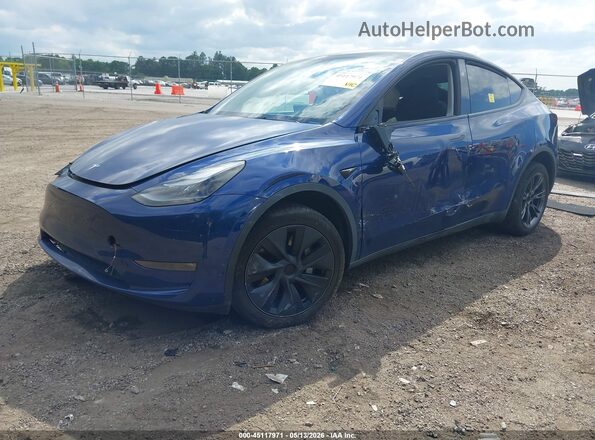 7SAYGDEE4SA346938 2025 TESLA MODEL Y Blue Przód lewy