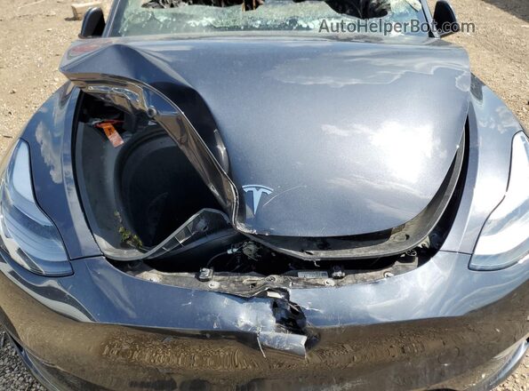 7SAYGDEE4SF254635 2025 TESLA MODEL Charcoal Widok komory silnika