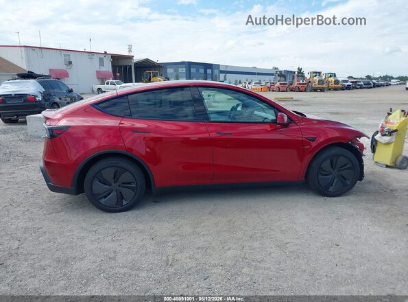 7SAYGDEE4TA387961 2026 TESLA MODEL Y Темно-бордовый Вид задней части салона