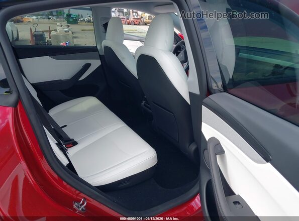 7SAYGDEE4TA387961 2026 TESLA MODEL Y Темно-бордовый Вид наклейки с VIN-кодом