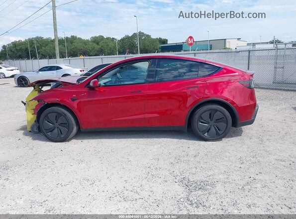 7SAYGDEE4TA387961 2026 TESLA MODEL Y Темно-бордовый Панорамный вид салона 360°