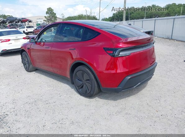 7SAYGDEE4TA387961 2026 TESLA MODEL Y Темно-бордовый Задняя левая четверть