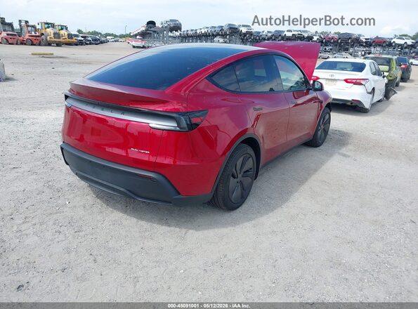 7SAYGDEE4TA387961 2026 TESLA MODEL Y Темно-бордовый Задняя правая четверть