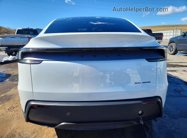 7SAYGDEE4TF573048 2026 TESLA MODEL White Հետևի տեսք