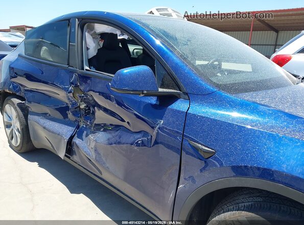 7SAYGDEE5NA002796 2022 TESLA MODEL Y Blue Front view