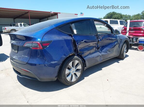7SAYGDEE5NA002796 2022 TESLA MODEL Y Blue Rear right