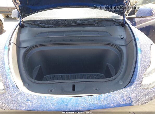 7SAYGDEE5NA002796 2022 TESLA MODEL Y Blue Rear view