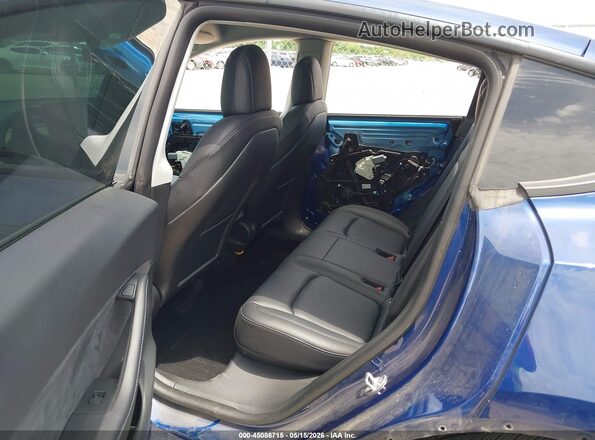 7SAYGDEE5NF370754 2022 TESLA MODEL Y Blue VIN կոդի պիտակի տեսք