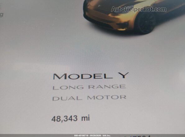 7SAYGDEE5PA047594 2023 TESLA MODEL Y White 