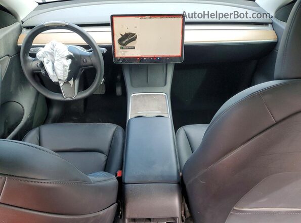 7SAYGDEE5PF945924 2023 TESLA MODEL Gray წინა პანელის ხედი