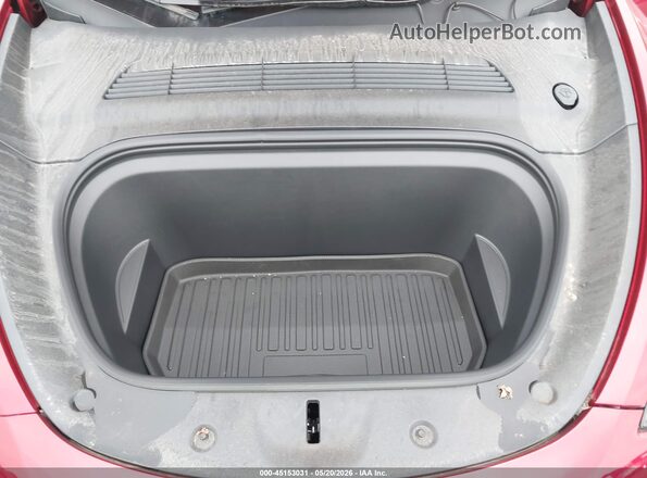 7SAYGDEE5RF025746 2024 TESLA MODEL Y Red Rear view
