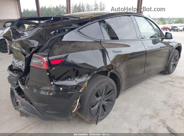 7SAYGDEE5SF300358 2025 TESLA MODEL Y Черный Задняя правая четверть
