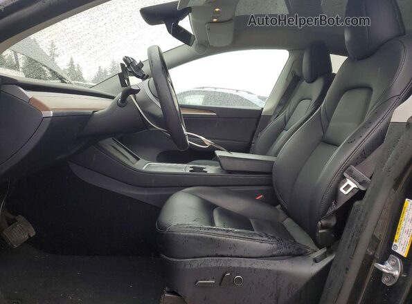 7SAYGDEE5SF302031 2025 TESLA MODEL Black Вид салону спереду