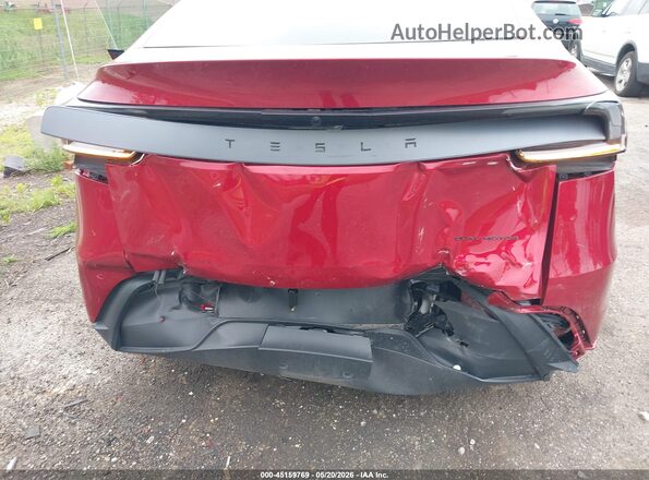 7SAYGDEE5TA669218 2026 TESLA MODEL Y Red Front view