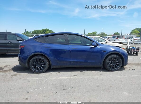 7SAYGDEE6NF422943 2022 TESLA MODEL Y Синий Вид щитка приборов