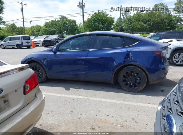 7SAYGDEE6NF422943 2022 TESLA MODEL Y Синий Вид задней части салона
