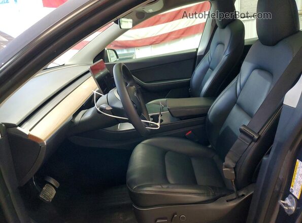 7SAYGDEE6NF445283 2022 TESLA MODEL Серый Вид салона спереди