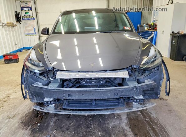 7SAYGDEE6NF445283 2022 TESLA MODEL Серый Вид спереди