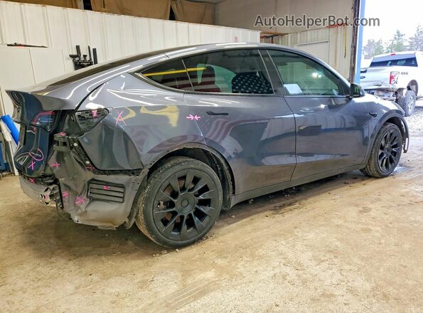 7SAYGDEE6NF445283 2022 TESLA MODEL Серый Задняя правая четверть