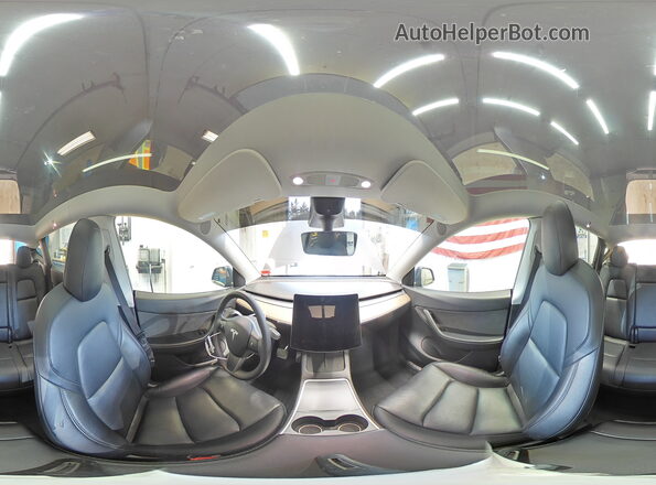 7SAYGDEE6NF445283 2022 TESLA MODEL Серый Панорамный вид салона 360°