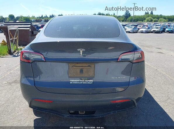 7SAYGDEE6NF511086 2022 TESLA MODEL Y Gray 