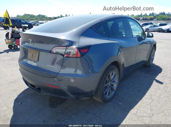 7SAYGDEE6NF511086 2022 TESLA MODEL Y Gray Trasero derecho