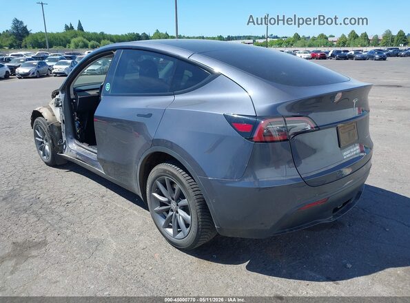 7SAYGDEE6NF511086 2022 TESLA MODEL Y Gray Trasero izquierdo