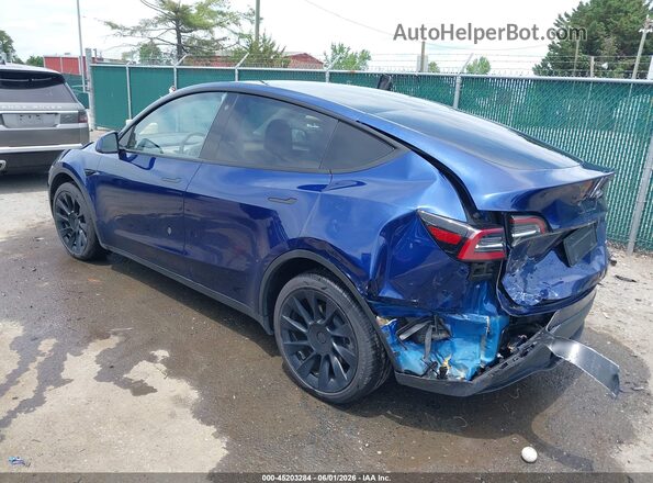 7SAYGDEE6PA062038 2023 TESLA MODEL Y Blue Rear left