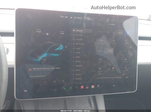 7SAYGDEE6PA076599 2023 TESLA MODEL Y Синий 