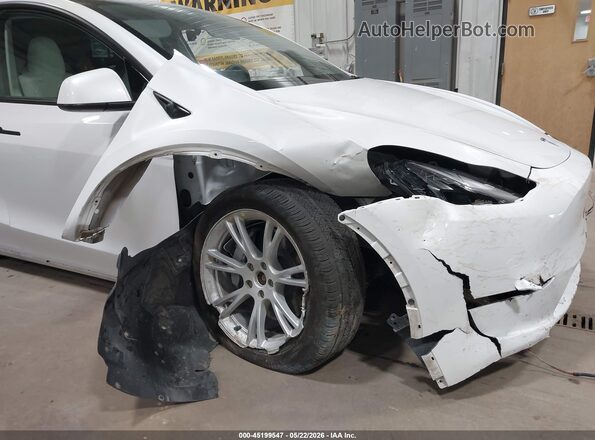 7SAYGDEE6PF675621 2023 TESLA MODEL Y White Widok z przodu