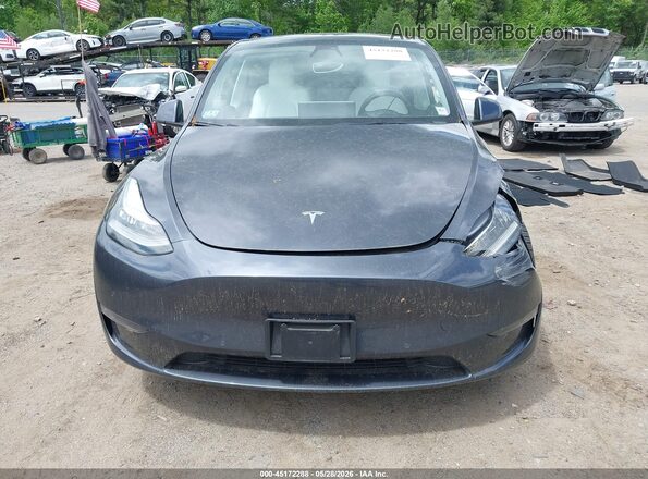 7SAYGDEE7NF372733 2022 TESLA MODEL Y Black Առջևի վահանակի տեսք