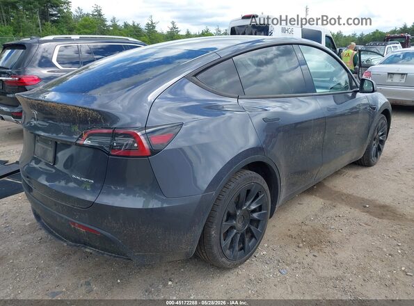7SAYGDEE7NF372733 2022 TESLA MODEL Y Black Հետևի աջ