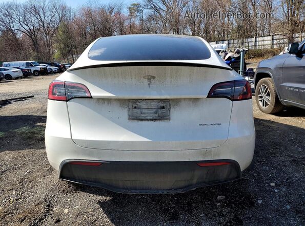 7SAYGDEE7PA129052 2023 TESLA MODEL White უკანა ხედი