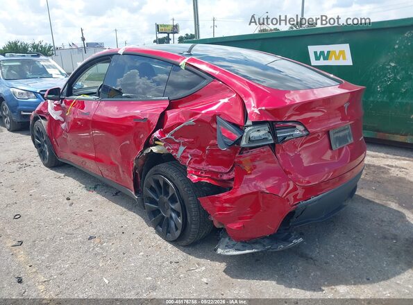 7SAYGDEE7PA129682 2023 TESLA MODEL Y Red უკანა მარცხენა