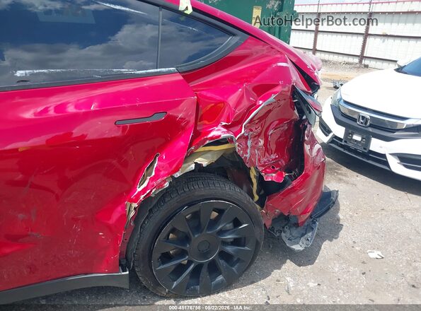 7SAYGDEE7PA129682 2023 TESLA MODEL Y Red წინა ხედი