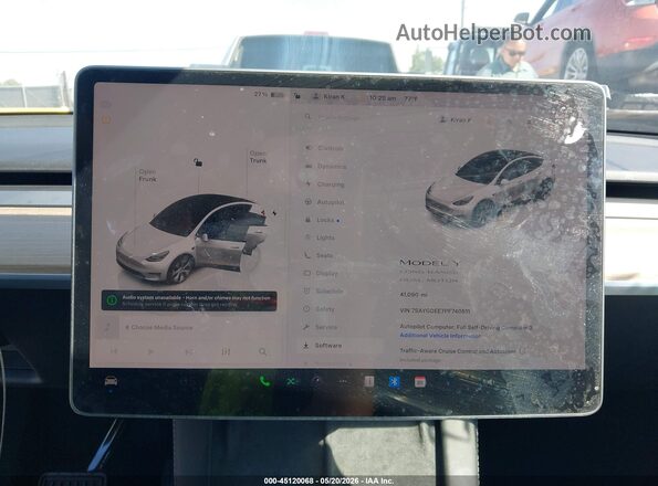 7SAYGDEE7PF740511 2023 TESLA MODEL Y Белый 