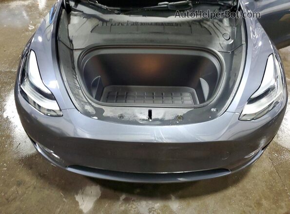 7SAYGDEE7PF891154 2023 TESLA MODEL Gray Вид задньої частини салону