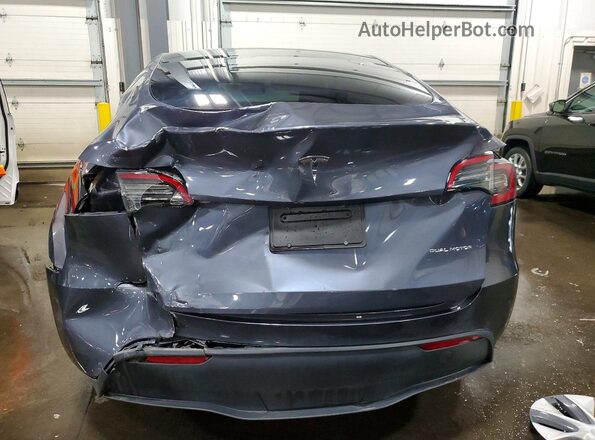 7SAYGDEE7PF891154 2023 TESLA MODEL Gray Вид ззаду