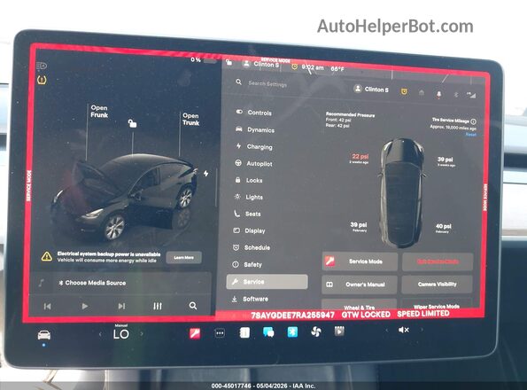 7SAYGDEE7RA255947 2024 TESLA MODEL Y Black 