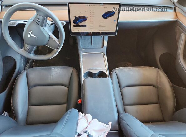 7SAYGDEE7RA266995 2024 TESLA OTHER Синий Вид панели приборов
