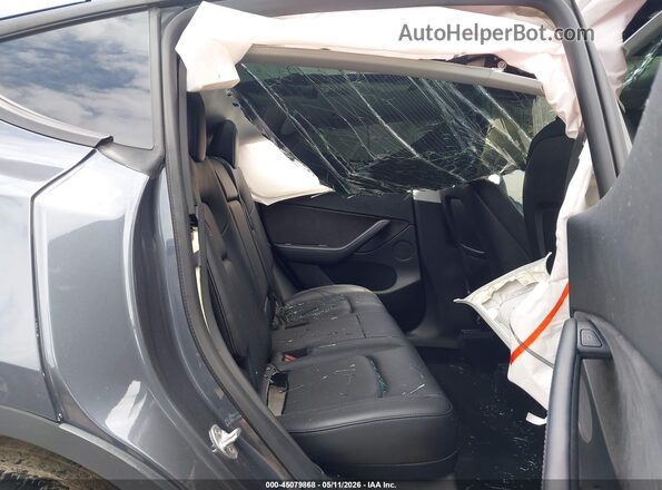 7SAYGDEE8NF327557 2022 TESLA MODEL Y Gray VIN կոդի պիտակի տեսք