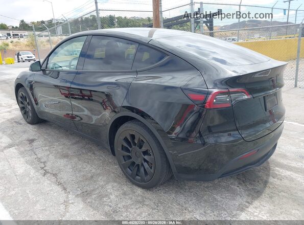 7SAYGDEE8NF455720 2022 TESLA MODEL Y Black უკანა მარცხენა