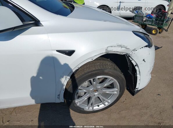 7SAYGDEE8PA045841 2023 TESLA MODEL Y White Vista frontal