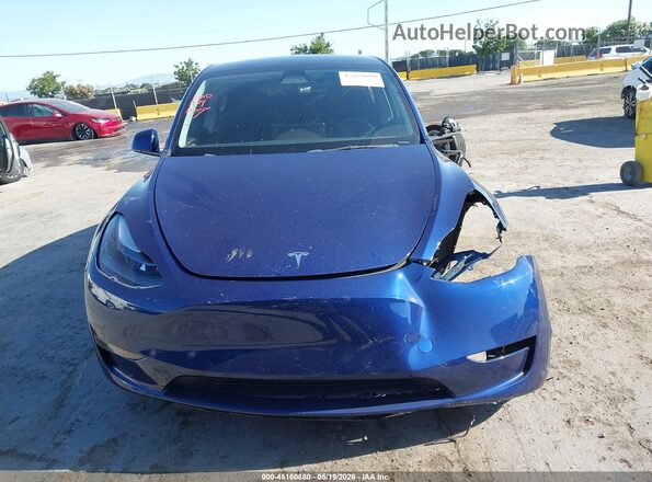 7SAYGDEE8PF807570 2023 TESLA MODEL Y Blue Вид задньої частини салону