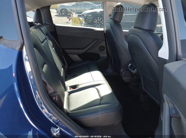 7SAYGDEE8PF807570 2023 TESLA MODEL Y Blue Вид наклейки з VIN-кодом
