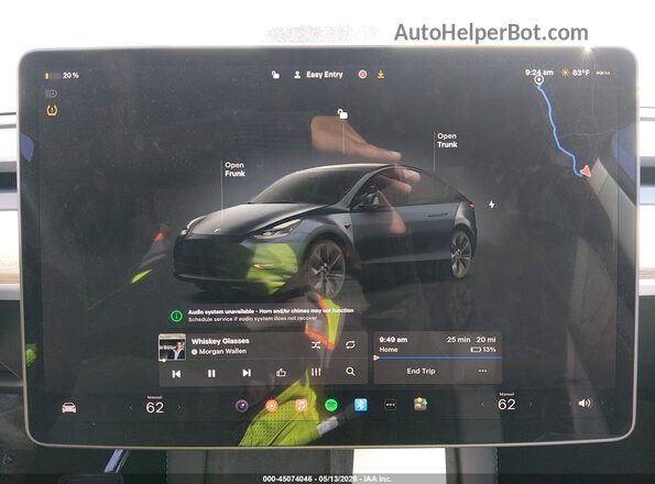 7SAYGDEE8SA372281 2025 TESLA MODEL Y Gray 