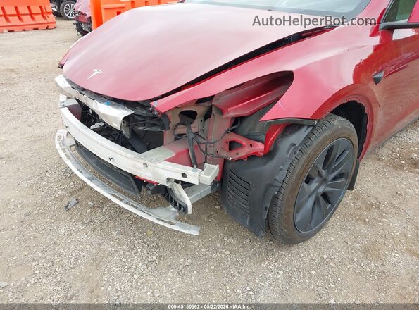 7SAYGDEE8SF280669 2025 TESLA MODEL Y Red Вид спереду