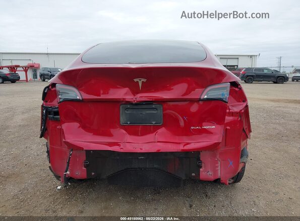 7SAYGDEE8SF280669 2025 TESLA MODEL Y Red 